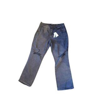 Judy Blue Size 18W Black Ripped 90s STRETCH Distressed Denim Jeans NWT Plus Size